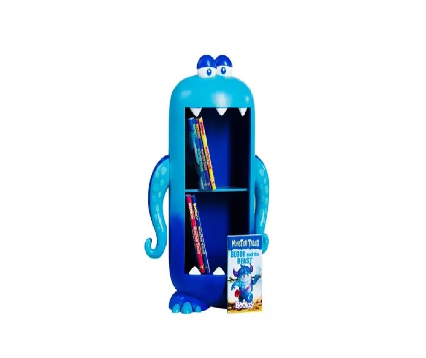 Booksy bookshelf monster collector display