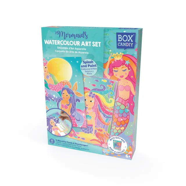 Box Candiy Mermaid Art Layout