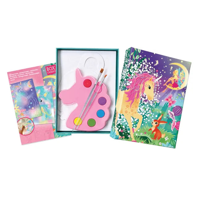Box Candiy Unicorn Watercolor Box