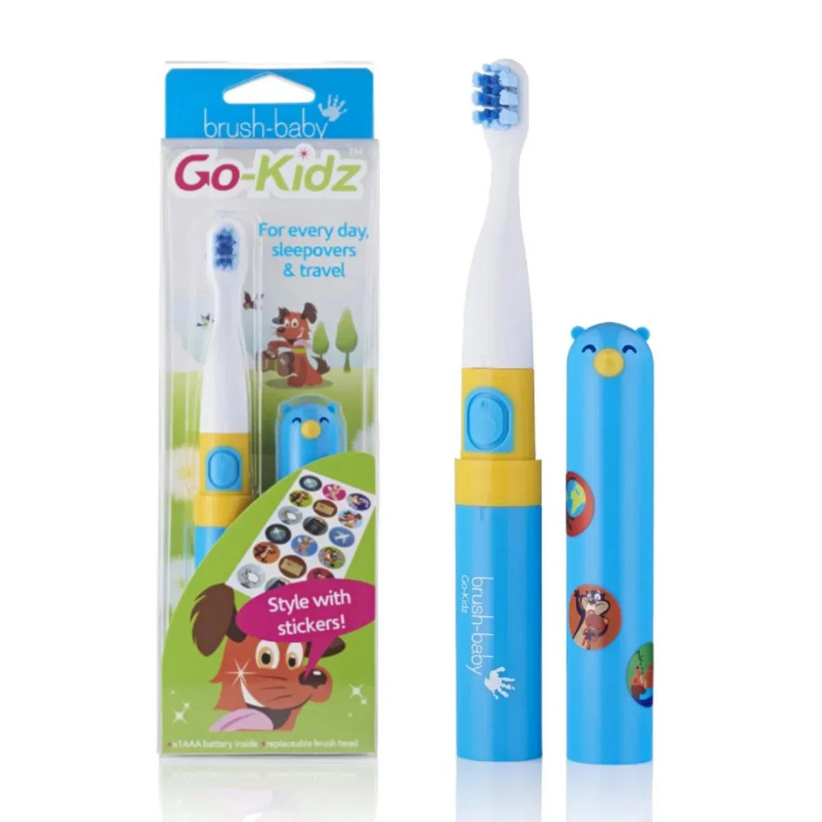 Brush Baby Go Kidz Electric Toothbrush  Assorted Colours Brush Baby Yallatoys