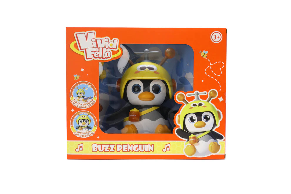 Buzz Penguin Plush Toy Front