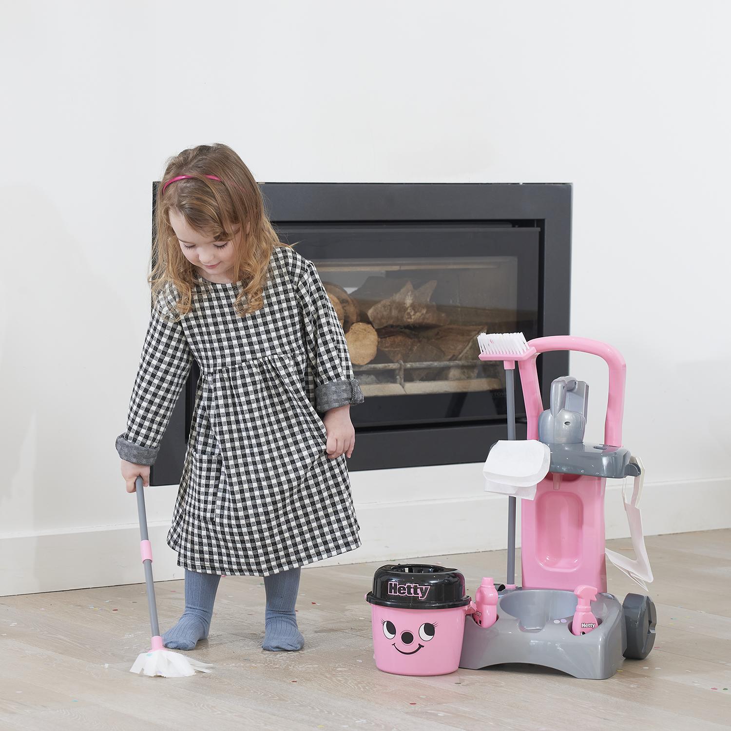 Casdon Deluxe Hetty Cleaning Trolley Toy Casdon Yallatoys