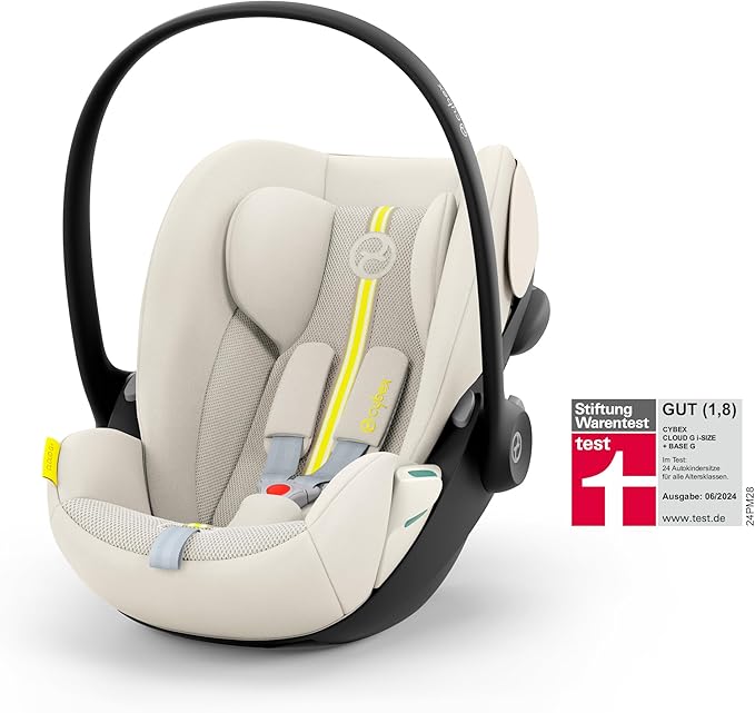 Cybex Gold Cloud G I Size Plus Infant Car Seat Seashell Beige Cybex Yallatoys
