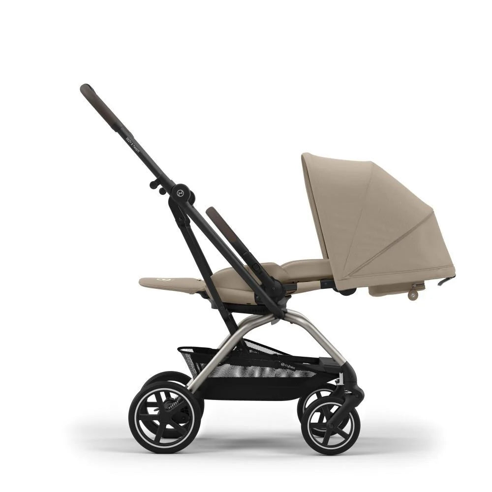 Cybex Gold PU1 Eezy S Twist + 2 Stroller Almond Beige Cybex Yallatoys