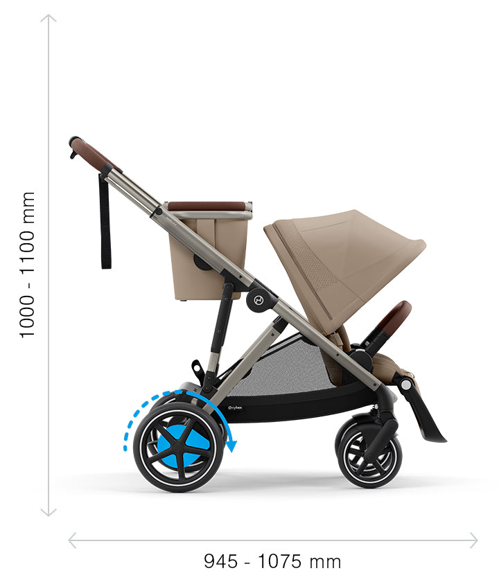 Cybex eGazelle S Black Moon Black Cybex Yallatoys