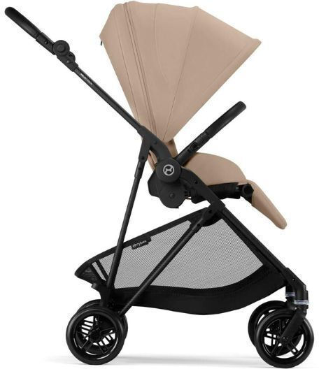 Cybex Melio Stroller Carbon Almond Beige Cybex Yallatoys