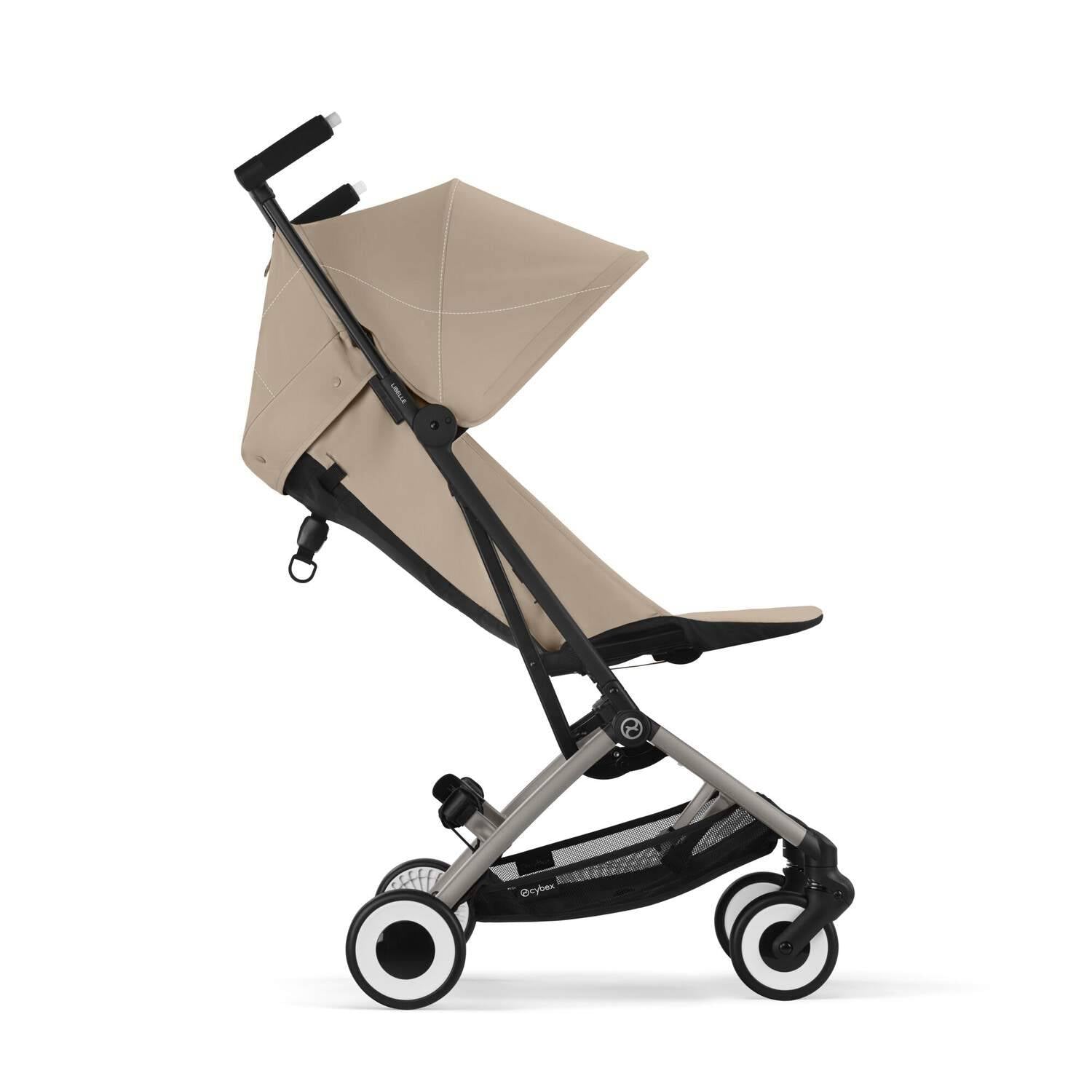 Cybex Libelle Lightweight Stroller With Taupe Frame Almond Beige Cybex Yallatoys