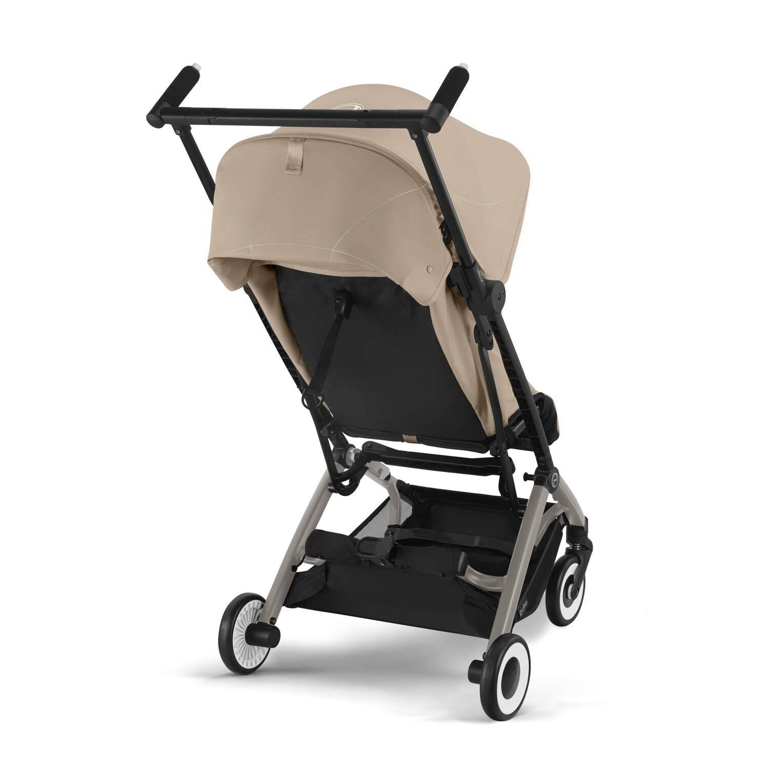 Cybex Libelle Lightweight Stroller With Taupe Frame Almond Beige Cybex Yallatoys
