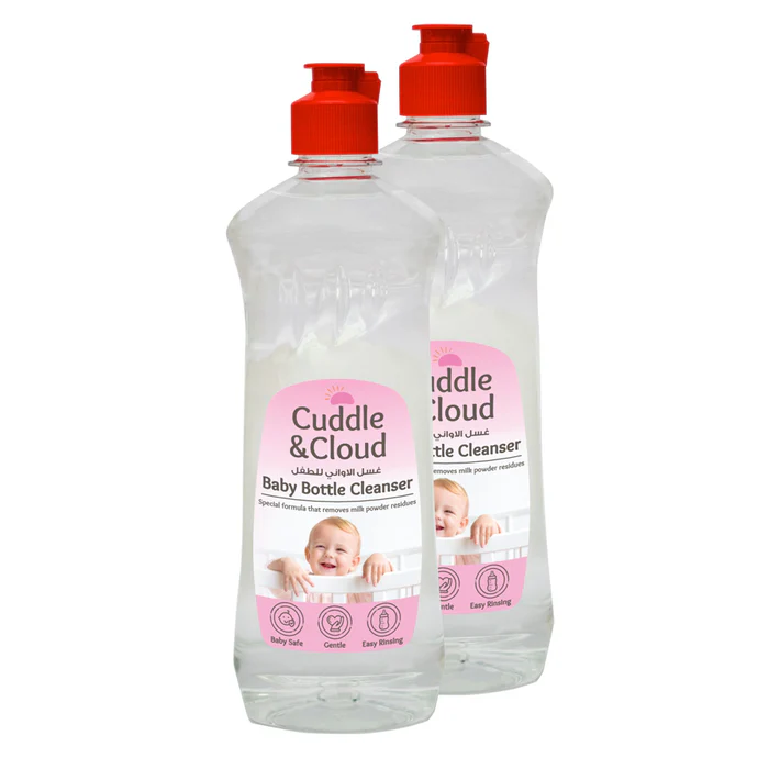 Cuddle & Cloud Baby Bottle Cleanser 500ml Pack of 2 Cuddle & Cloud Yallatoys