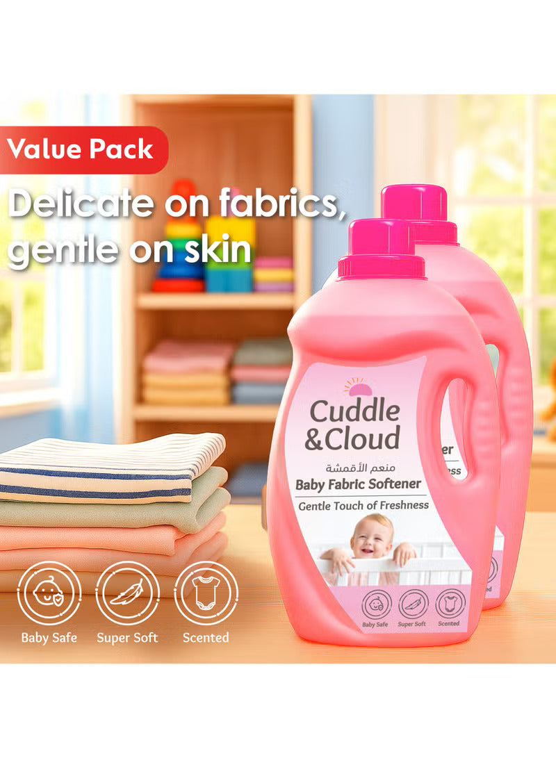 Cuddle & Cloud Baby Fabric Softener 2000ML Pack of 2 Value Pack Cuddle & Cloud Yallatoys