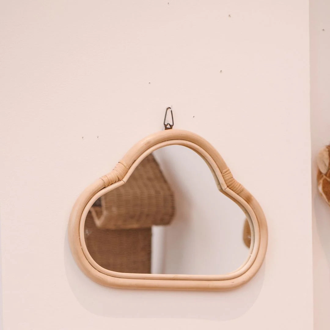 Cuddle Cloud Rattan Mirror Cuddle Yallatoys