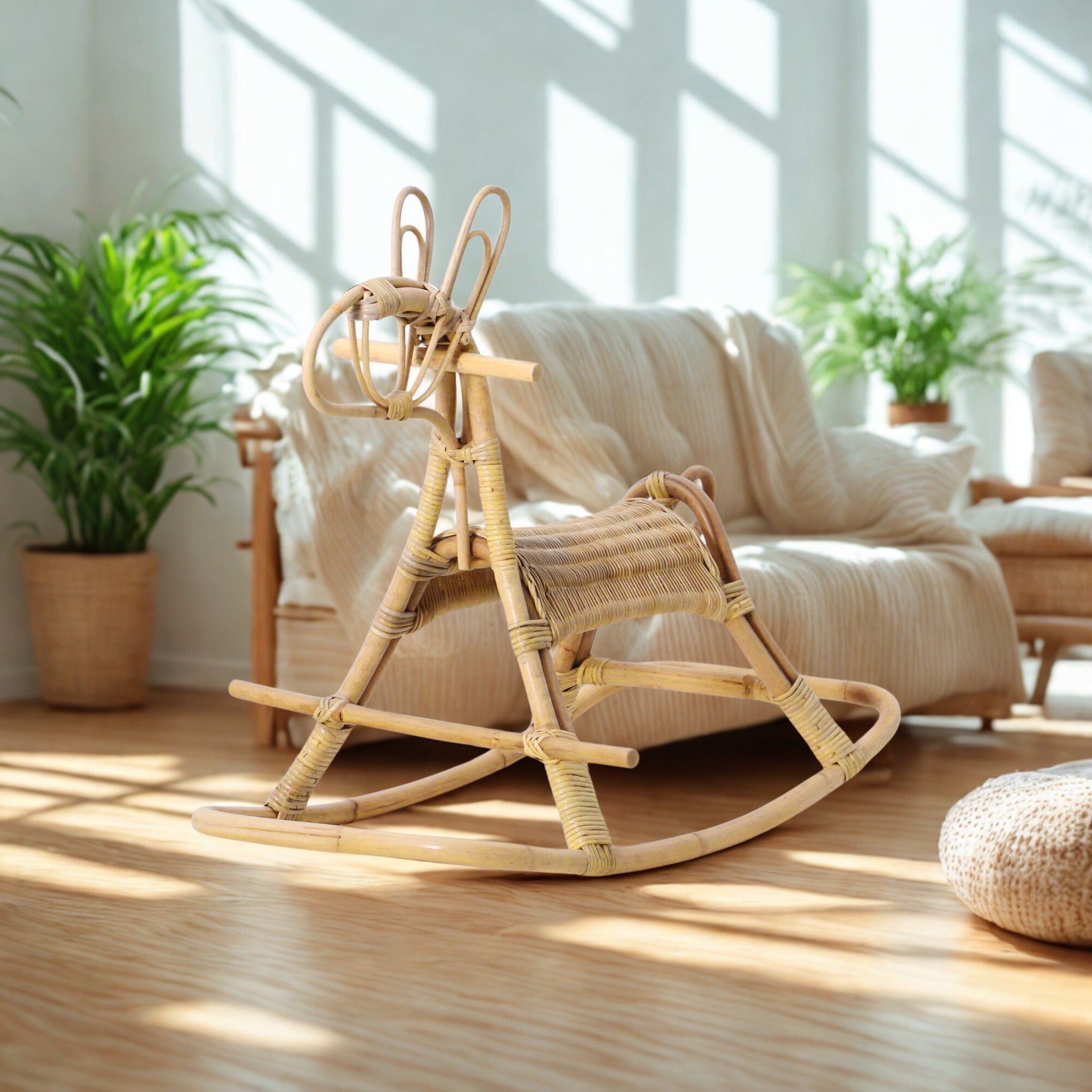 Cuddle Kidang Rattan Rocking Chair Cuddle Yallatoys
