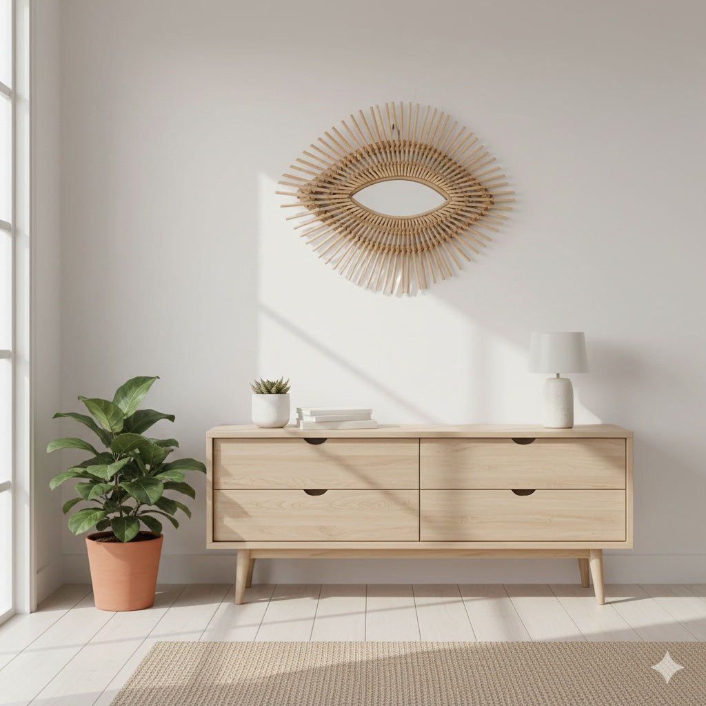 Cuddle Mata Rattan Mirror Cuddle Yallatoys