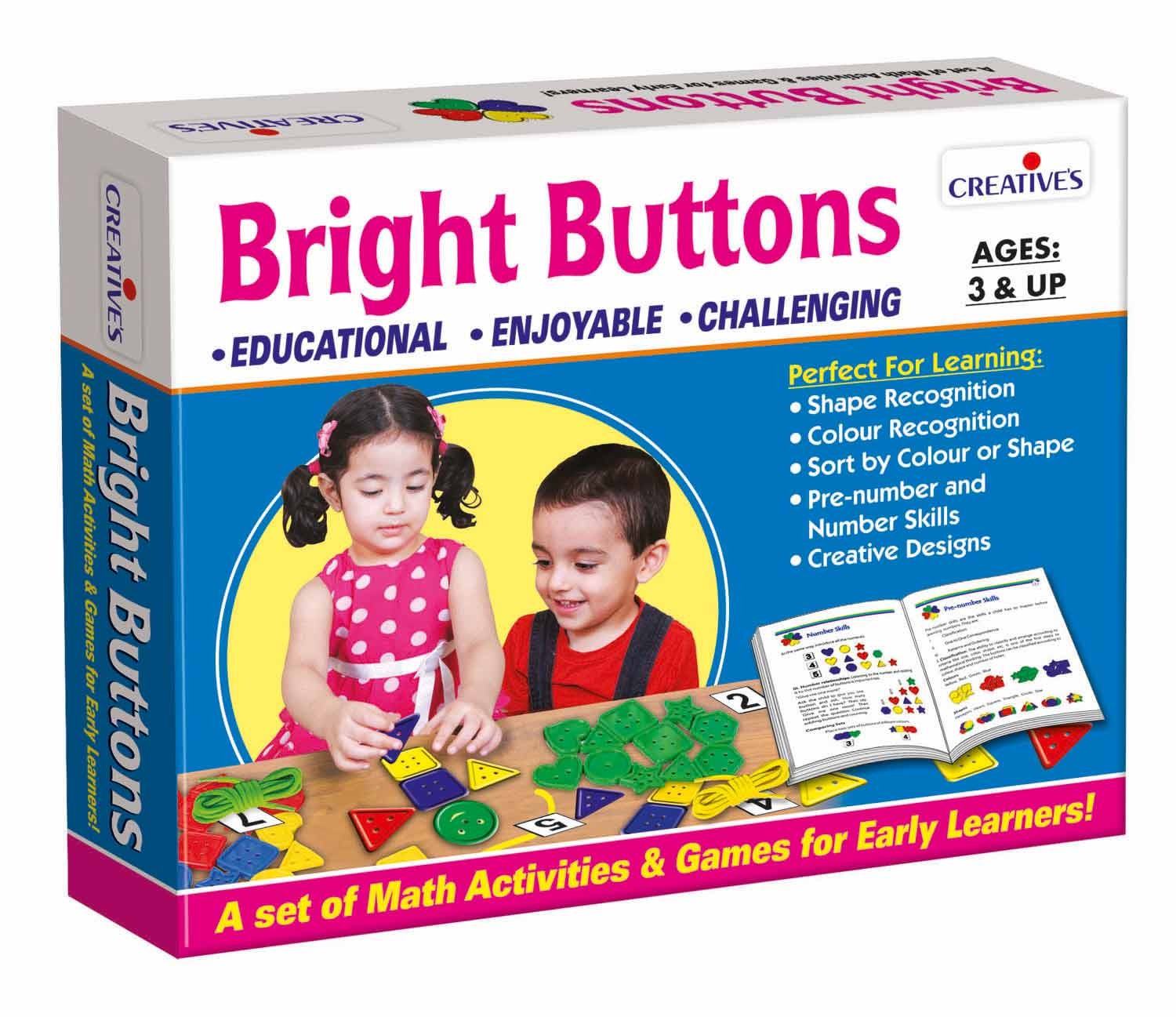 Creatives Bright Buttons Educational Game