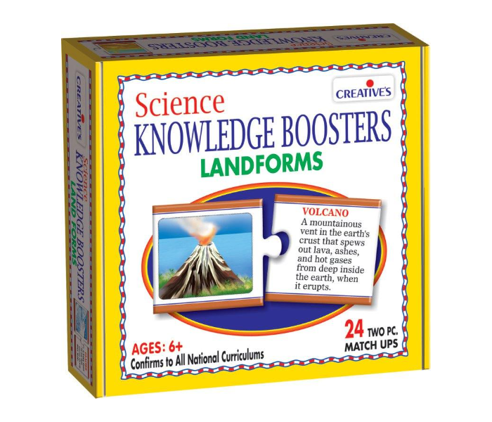 Creatives Science Knowledge Boosters Land Forms Puzzle