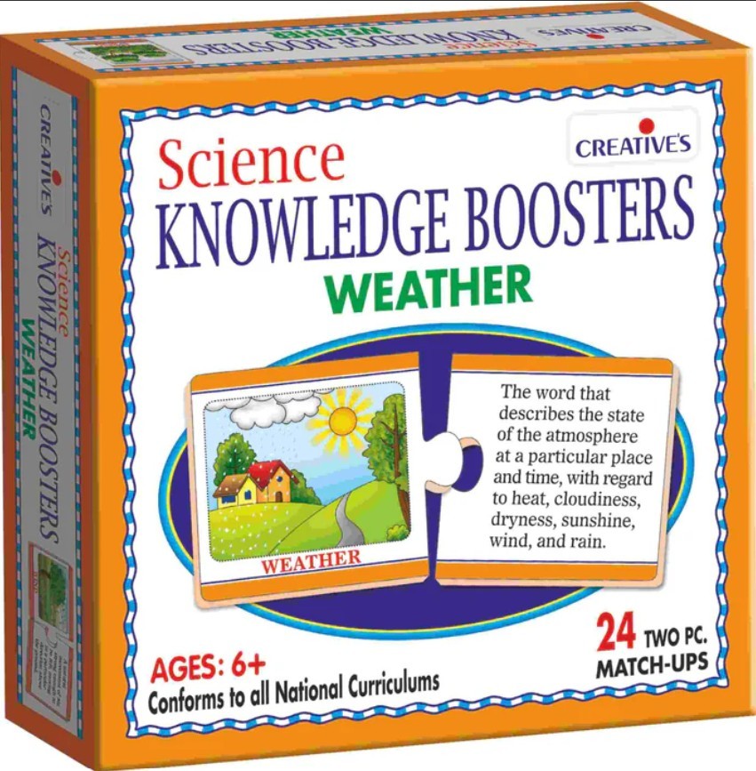Creatives Science Knowledge Boosters Weather Puzzle Game