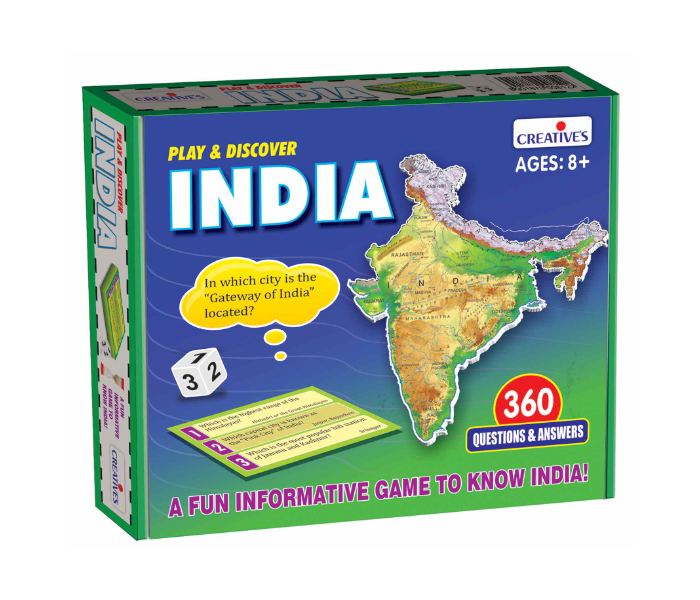 Creatives Play and Discover India Educational Game