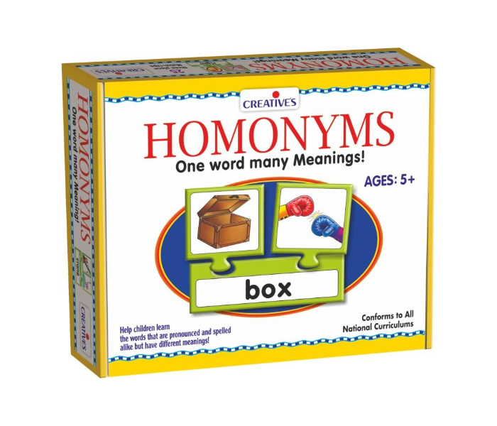 Creatives Homonyms Educational Game
