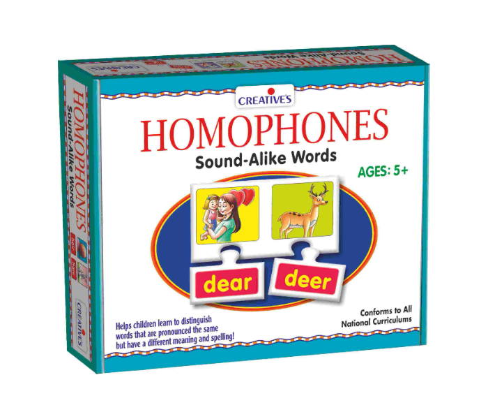 Creatives Homophones Educational Game