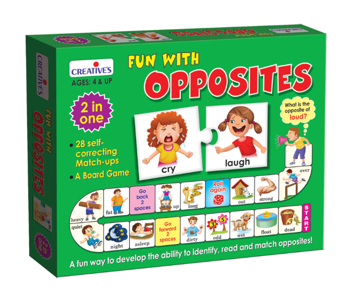 Creatives Fun with Opposites Educational Game