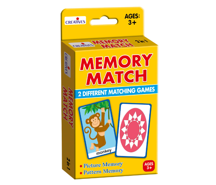 Creatives Flash Cards Memory Match Educational Game