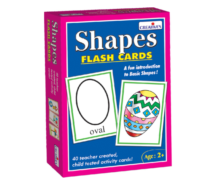 Creatives Shapes Flash Cards Educational Game