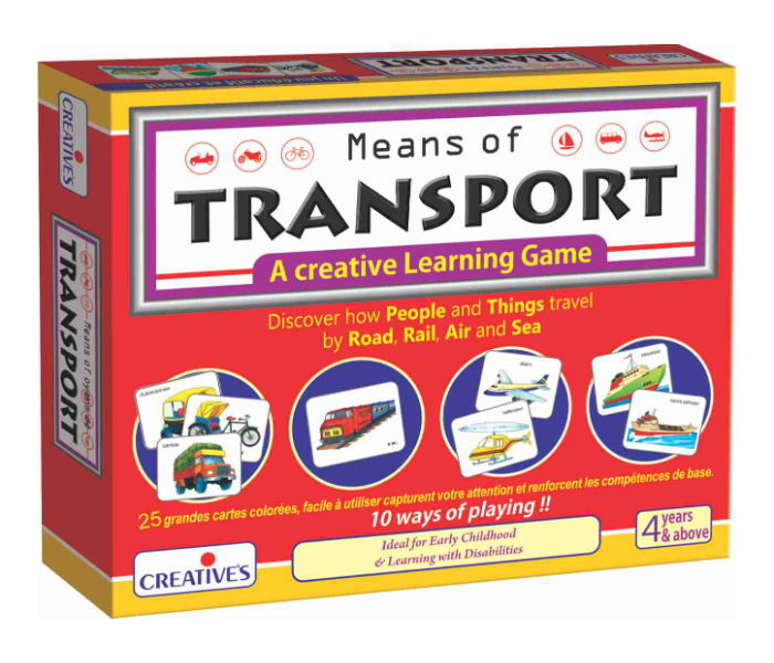 Creatives Means of Transport Educational Game
