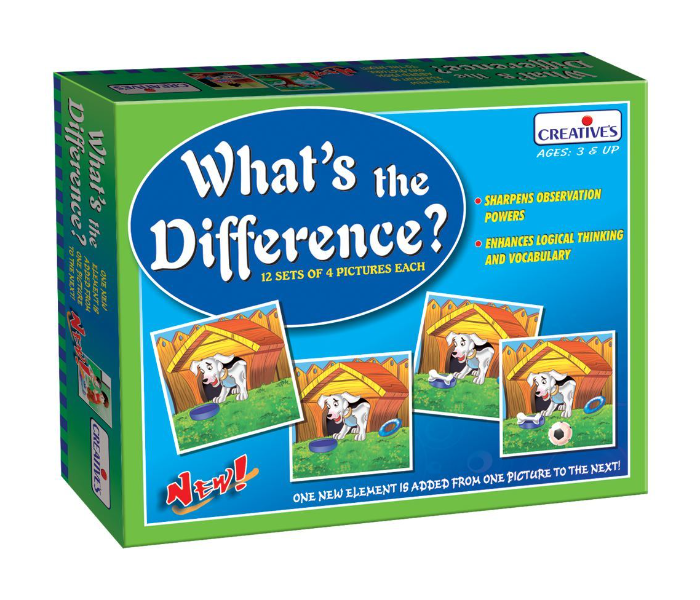 Creatives Whats the Difference Educational Game