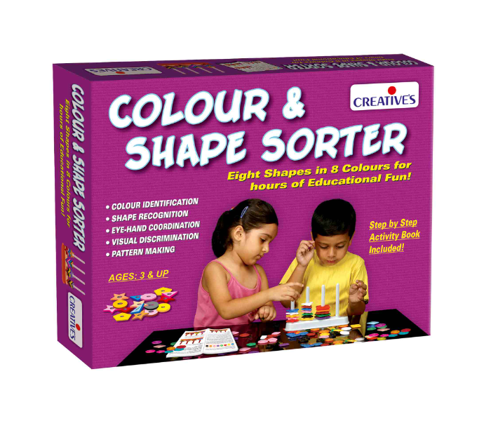 Creatives Colour and Shapes Sorter Educational Game