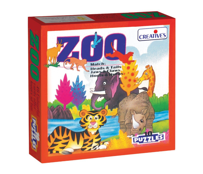 Creatives Zoo 10 Puzzles Educational Game