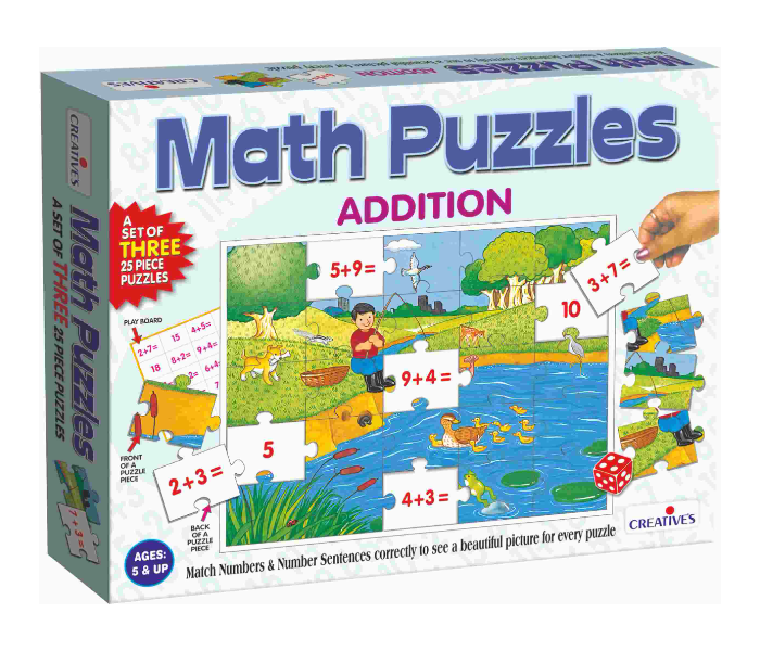 Creatives Math Puzzles Addition Educational Game