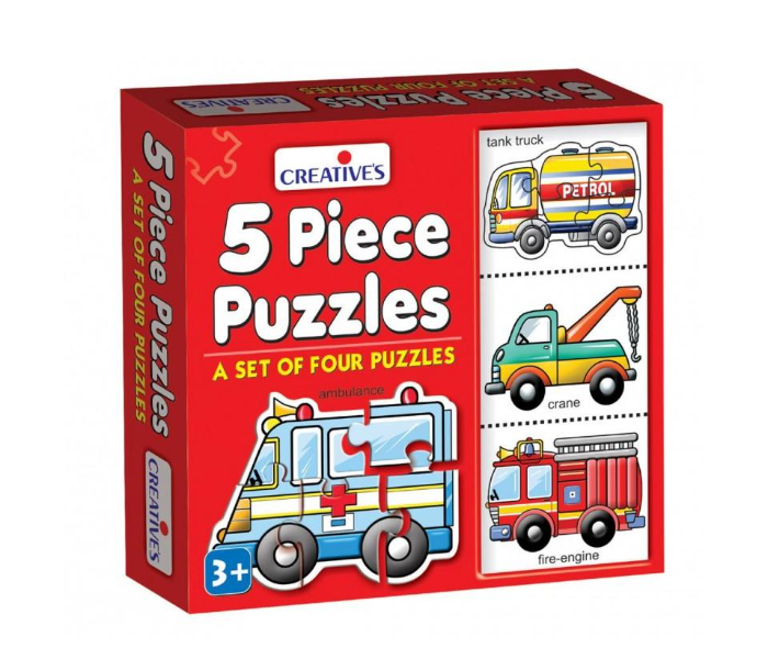 Creatives 5 Piece Puzzles Educational Game