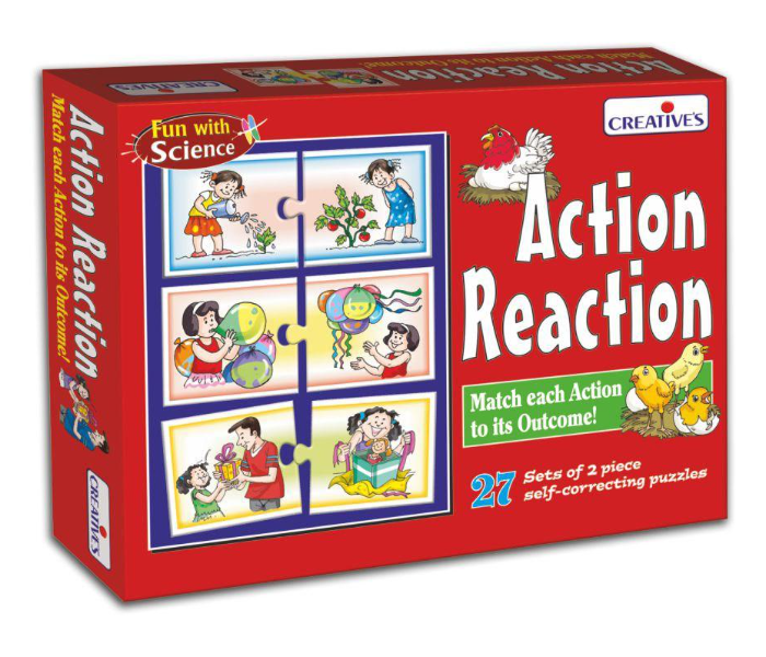 Creatives Action and Reaction Educational Game