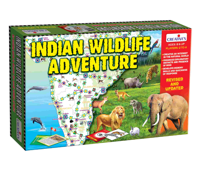 Creatives Wildlife Adventure Board Game