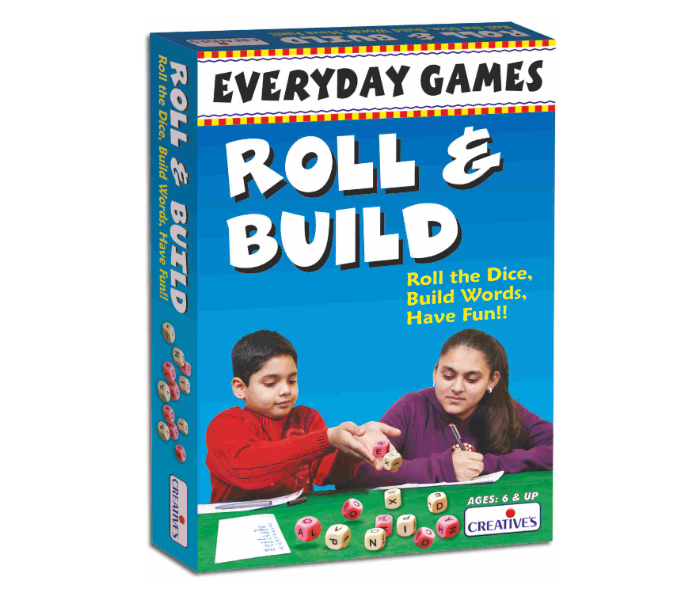 Creatives Everyday Games-Roll and Build Board Game