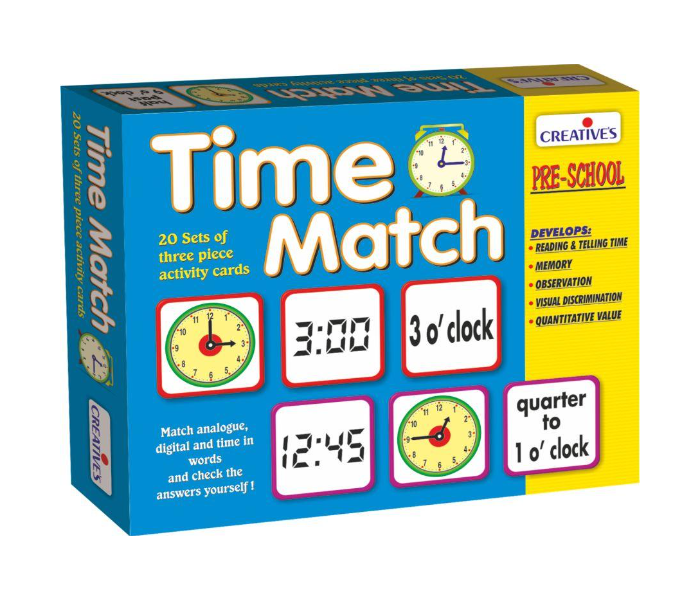 Creatives Time Match Educational Game