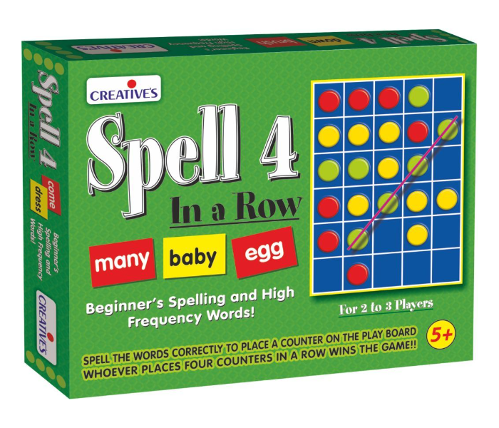 Creatives Spell 4 in a Row Educational Game