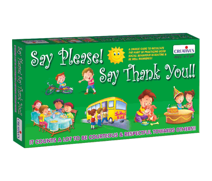 Creatives Say Please Say Thank You Educational Game