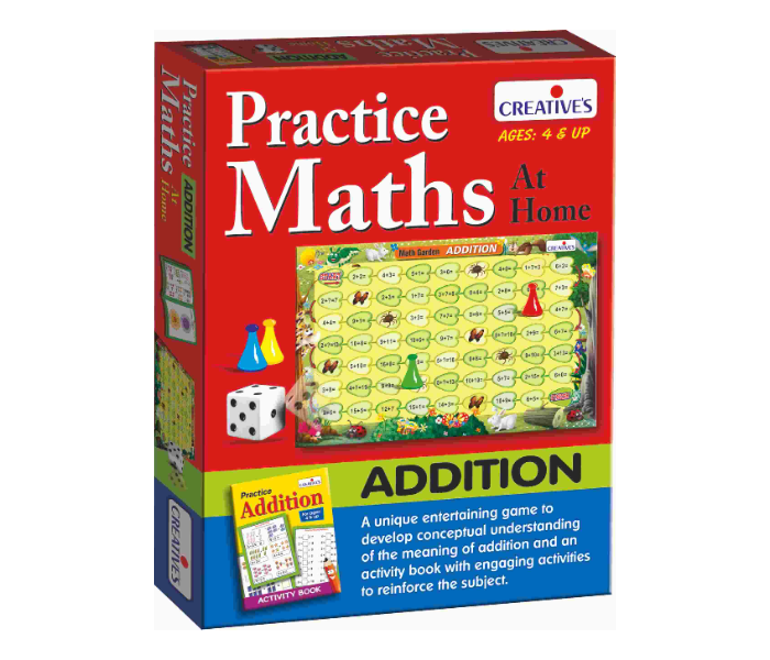 Creatives Practice Maths at Home Addition Educational Game
