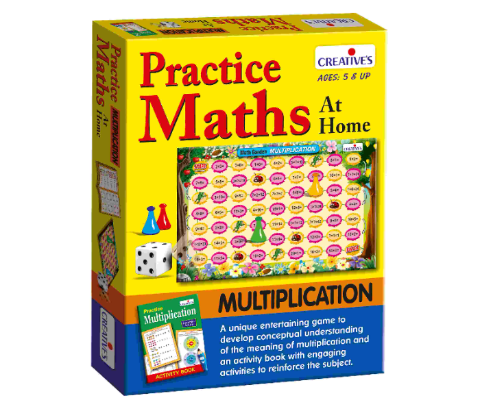 Creatives Practice Maths at Home Multiplication Educational Game