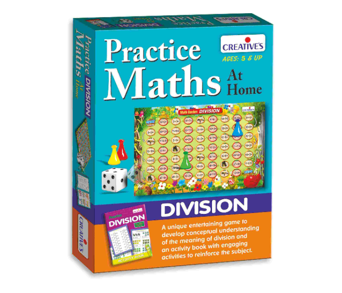 Creatives Practice Maths at Home Division Educational Game