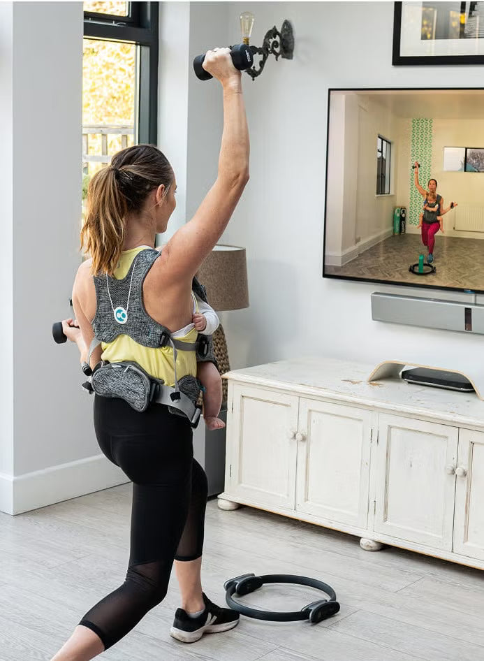 حامل الطفل Carifit+ باللون الرمادي البارد