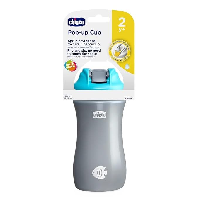 Chicco Kids Pop-Up Cup 2Y+ Blue Chicco Yallatoys