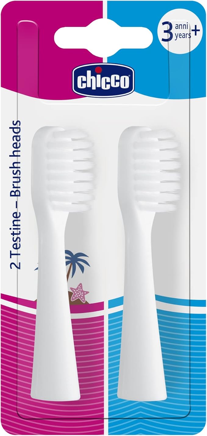 Chicco Electric Toothbrush Heads 2PCS Chicco Yallatoys