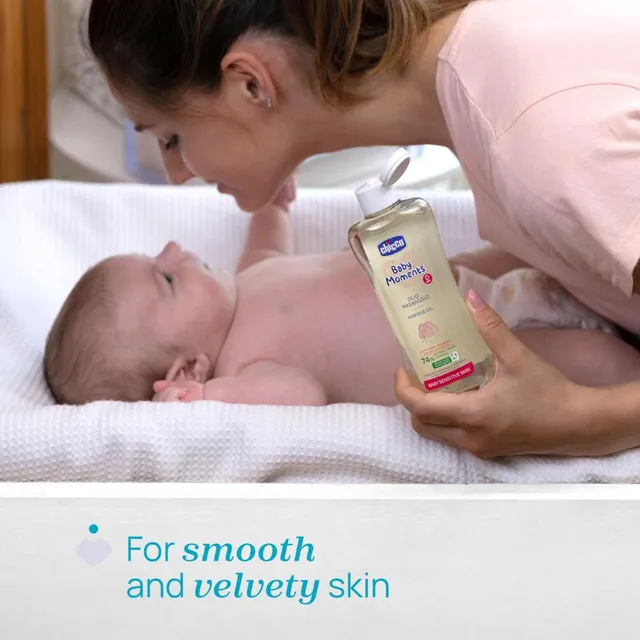 Chicco Cleansing Baby Massage Oil 200 ML Chicco Yallatoys