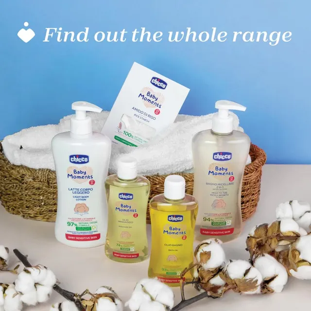 Chicco Cleansing Baby Massage Oil 200 ML Chicco Yallatoys