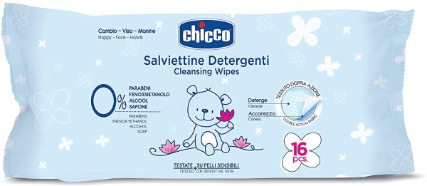 Chicco New Pocket Wipes 16PCS Chicco Yallatoys