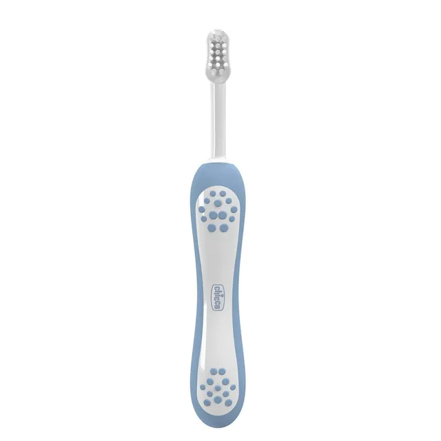 Chicco First Teeth Toothbrush Indigo 6 to 36M Chicco Yallatoys