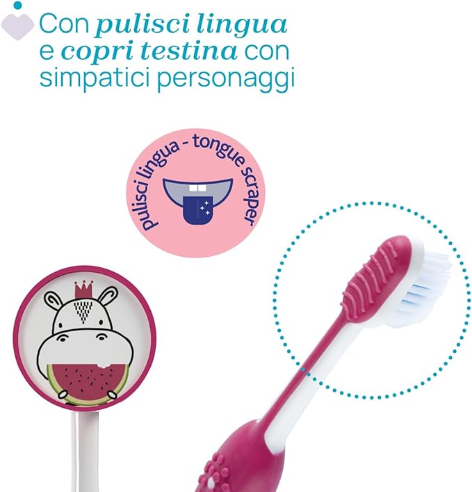 Chicco Toothbrush Hippo 3 to 6Y Chicco Yallatoys