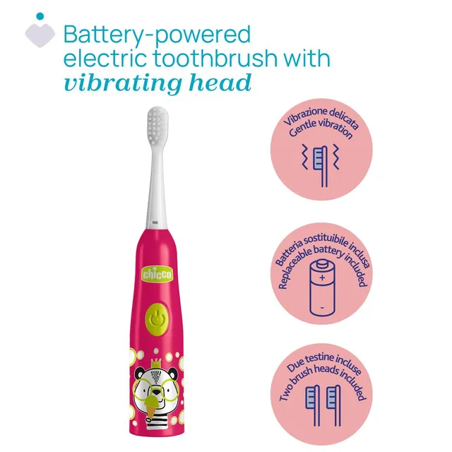 Chicco Electric Toothbrush Panda 3Y+ Chicco Yallatoys